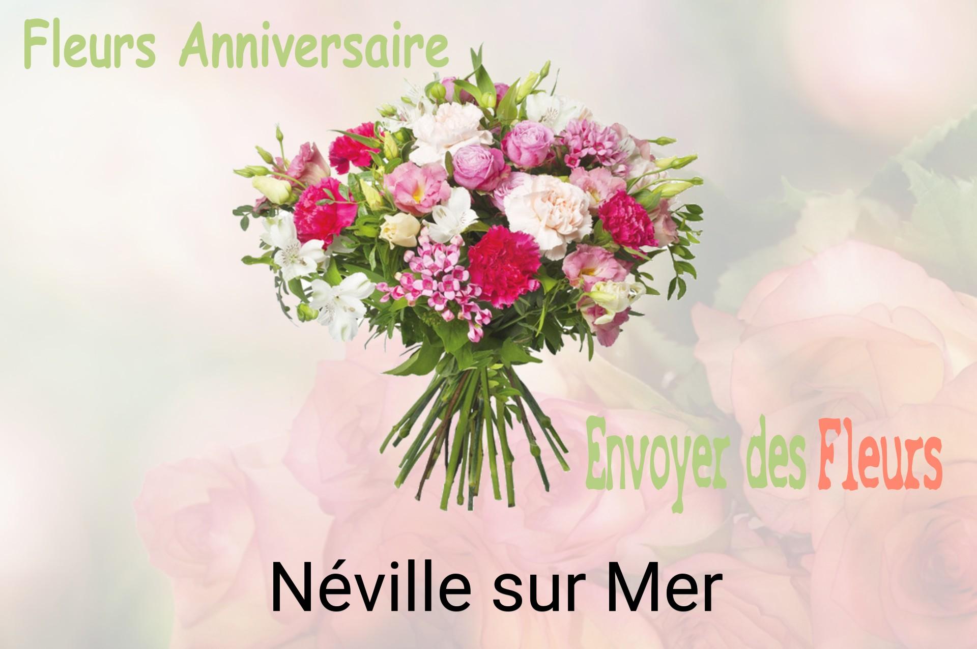 Bouquet de fleurs d’anniversaire livré à Néville-sur-Mer