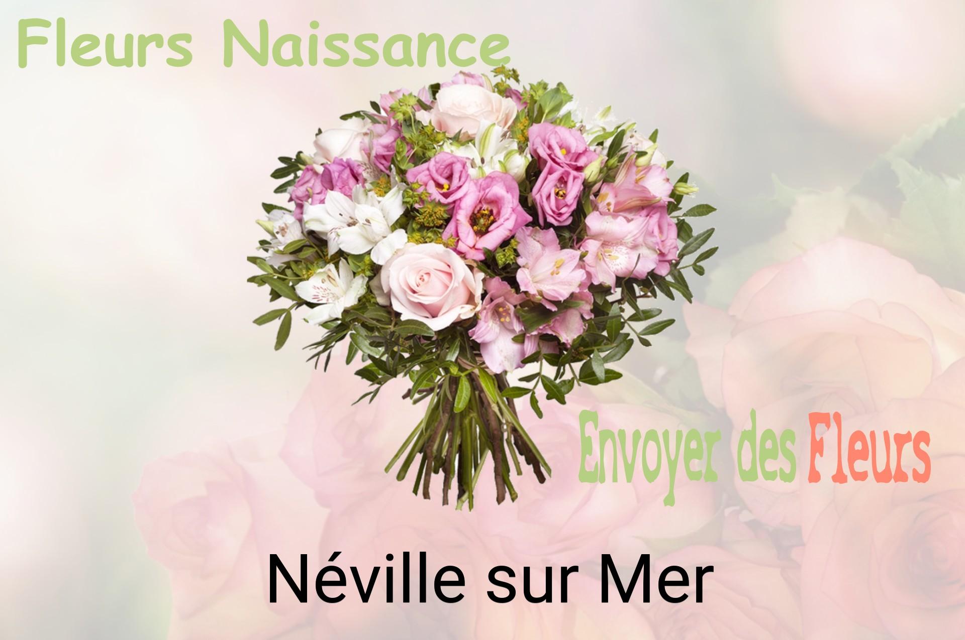Bouquet de fleurs de naissance livré à Néville-sur-Mer
