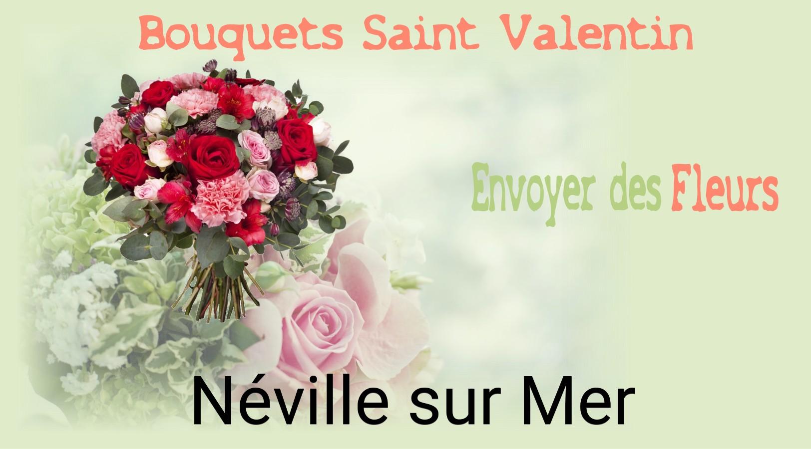 Roses de Saint-Valentin livrées à Néville-sur-Mer